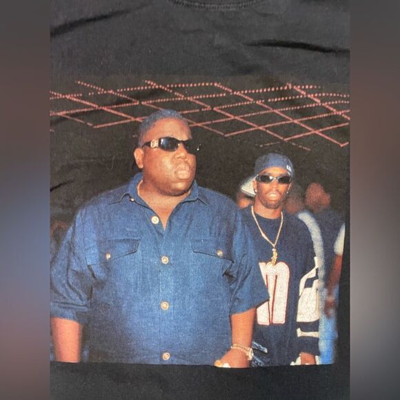 The Notorious BIG Graphic T-shirt Men XL Black Short Sleeve Music - Picture 2 of 5